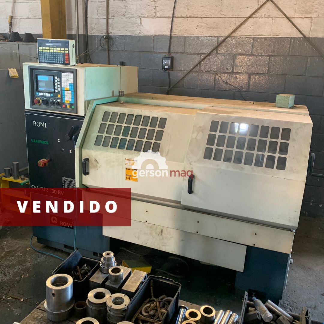 TORNO CNC ROMI CENTUR 30 RV MACH 08